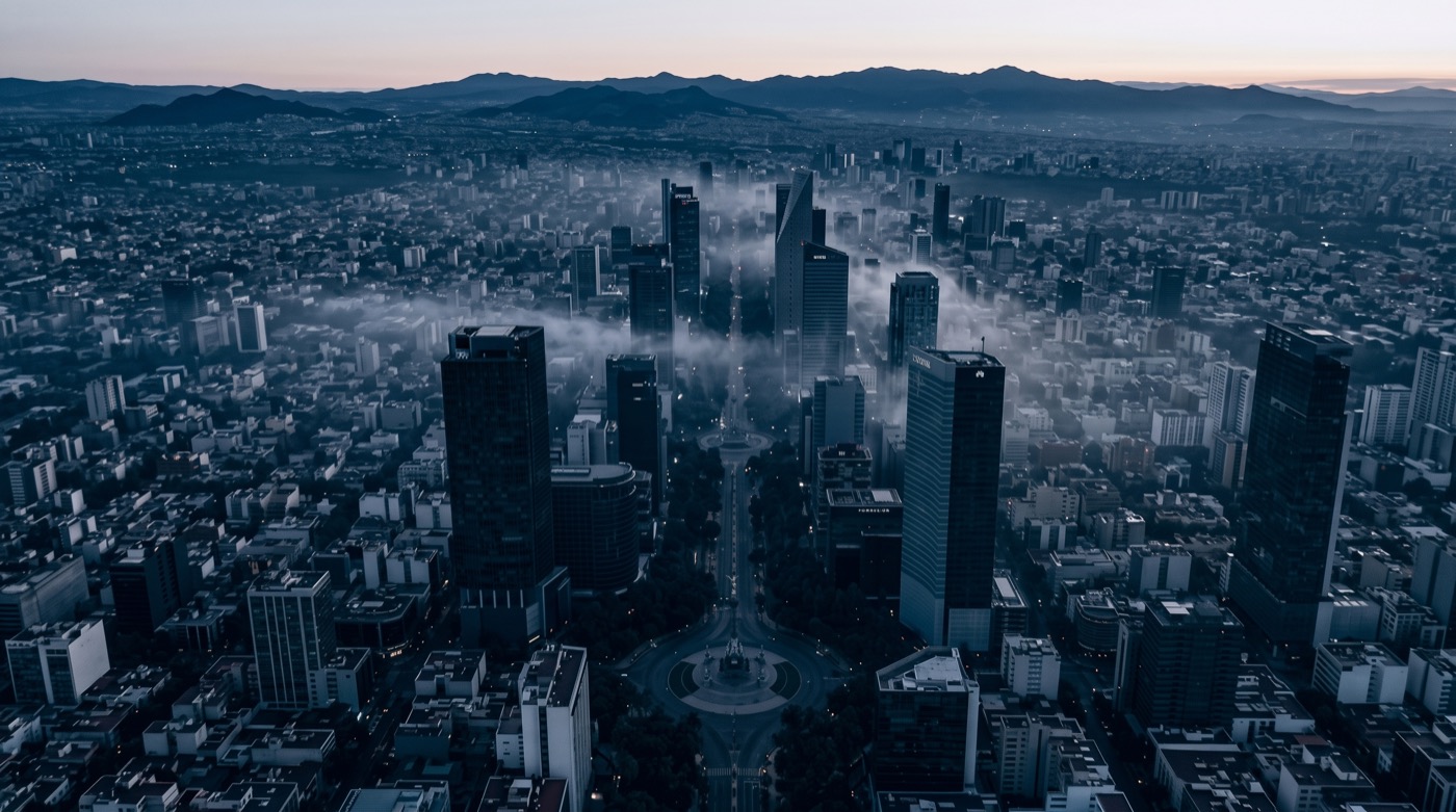 Ciudad de México al amanecer